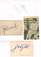 JEUX OLYMPIQUES - 4 AUTOGRAPHES DE MEDAILLES OLYMPIQUES - CONCURRENTS DE POLOGNE - - Authographs