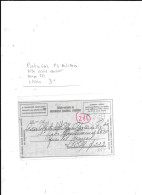 PORTUGAL PLI MILITAIRE LETTRE ECRITE CACHET ROUGE 281 - Postmark Collection