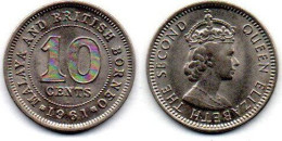 MA 24701 / British Bornéo 10 Cents 1961 H SUP - Colonies