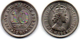 MA 24701 / British Bornéo 10 Cents 1961 H SUP - Kolonies