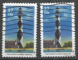 USA 2003 Lighthouses SC.#3788A - Scarce Variety "Shifted Value" C.37 - Used - Plaatfouten En Curiosa
