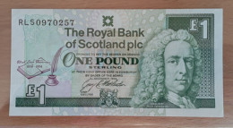 Scotland 1 Pound 1994 XF AUNC Royal Bank Of - 1 Pond