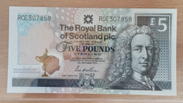 Scotland 5 Pound 2014 UNC Royal Bank Of - 1 Pound