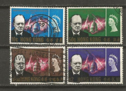 HONG KONG YVERT NUM. 216/219 SERIE COMPLETA USADA - Used Stamps