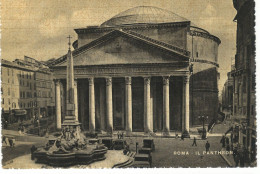 CPSM ,Italie, Roma ,Il  Pontheon ,Animée  Ed. - Pantheon