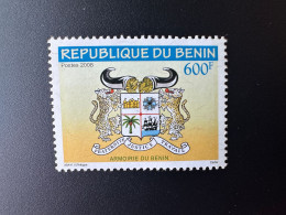 Bénin 2008 Mi. B 1458 Y Fils De Soie Seidefaden Armoirie Coat Of Arms Wappen 600 F MNH** - Benin - Dahomey (1960-...)