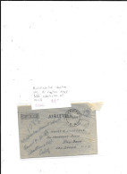 AUSTRALIE ENTIER OBL RIVERTON 1948 LETTRE CENSUREE ET ECRITE - Postal Stationery