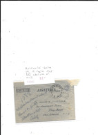 AUSTRALIE ENTIER OBL RIVERTON 1948 LETTRE CENSUREE ET ECRITE - Entiers Postaux