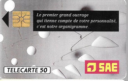 CARTE-PRIVEE-1990-D400-GemA- SAE-Lot B09638-UTILISE Reste -TBE - Telefoonkaarten Voor Particulieren