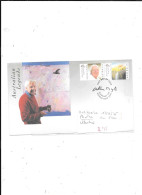 AUSTRALIE N° 1724/25 OBL PEINTRE SUR FDC ILLUSTREE - Ganzsachen