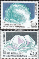 Französ. Gebiete Antarktis 245-246 (kompl.Ausg.) Postfrisch 1989 Mineralien - Neufs