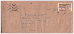USED AIR MAIL COVER NIGERIA TO PAKISTAN I THINK FORGED STAMP ON COVER - Nigeria (1961-...)