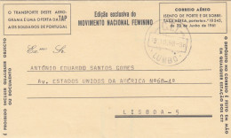 Portuguese Colonies, Aerograma, Circulado De Lumbo Para Lisboa Em 1968 - Autres & Non Classés