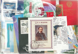 Sowjetunion 50 Verschiedene Blöcke Und Kleinbögen  Mit Rußland - Collections