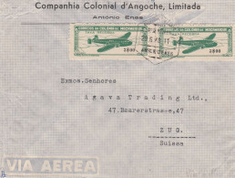 Portuguese L. Marques, Carta Circulada De L. Marques Para A Suissa. Em 1948 - Lourenco Marques