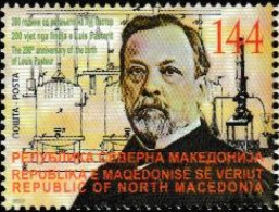 NORTH MACEDONIA, 2022, MNH, PERSONALITIES, LOUIS PASTEUR, MICROBIOLOGY,1v - Louis Pasteur