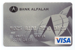 PAKISTAN USED COLLECTABLE CARD BANK ALFALAH VISA CARD - Carte Di Credito (scadenza Min. 10 Anni)