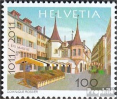 Schweiz 2187 (kompl.Ausg.) Postfrisch 2011 Stadt Neuenburg - Unused Stamps