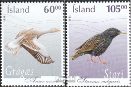 Island 1111-1112 (kompl.Ausg.) Postfrisch 2005 Vögel - Unused Stamps