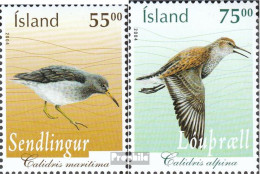 Island 1078-1079 (kompl.Ausg.) Postfrisch 2004 Vögel - Neufs