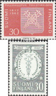 Finnland 548,549 (kompl.Ausg.) Postfrisch 1962 Zolldirektion, Handelsbank - Neufs