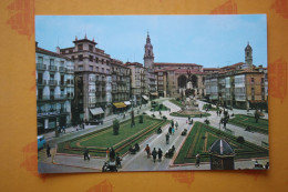 SPAIN ESPAÑA VITORIA PPlaza Virgen Blanca OLD PHOTO Postcard 1960s - Álava (Vitoria)