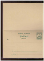 Marshall- Inseln (009272) Doppel- Postkarte Ganzsache P 13 Einmal Blanco Gestempelt Jaluit - Marshall Islands