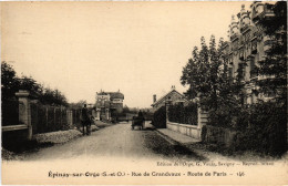 CPA Epinay S Orge Rue De Grandvaux Route De Paris (1349533) - Epinay-sur-Orge