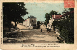 CPA Epinay S Orge Rue De Corbeil Et De Grandvaux (1349549) - Epinay-sur-Orge