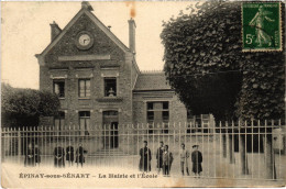 CPA Epinay S Senard La Mairie Et L'Ecole (1349570) - Epinay Sous Senart