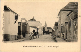 CPA Fleury Merogis La Mairie Et Eglise (1360058) - Fleury Merogis