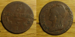 5 Centimes An 4 I - 1795-1799 Directoire