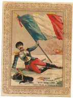 Chromos Etendard Cuirassier 1870 Vive La France Année 1900 - Fiori