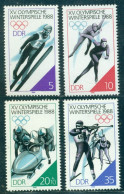 1988 Calgary Winter Olympics,Biathlon,four-man Bobsleigh,ski Jumping,DDR,3140MNH - Invierno 1988: Calgary