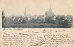 GRUSS AUS CRAILSHEIM 1904 RARE - Crailsheim