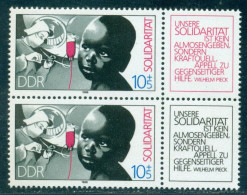 1988 Solidarity With African Children,Nurse,Blood Perfusion,DDR,3202 B+a,MNH - Autres & Non Classés