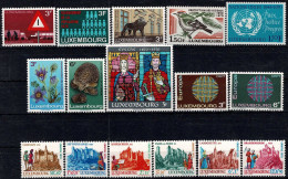 Luxembourg Luxemburg 1970 Année Complête 9 Séries Neuf MNH** - Años Completos