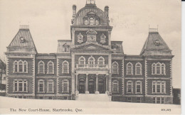 The New Court House ,Nouveau Palais De Justice ( Construction 1904-1906)  Sherbrooke Québec Canada. Style Second Empire - Sherbrooke