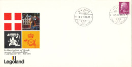 Denmark Cover Stamp Exhibition Legoland Billund 8-5-1974 With Cachet Single Franked - Storia Postale