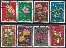 Macau – 1953 Flowers Used Complete Set - Usati