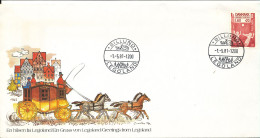 Denmark Cover Stamp Exhibition Legoland Billund 1-5-1981 With Cachet Single Franked - Lettres & Documents