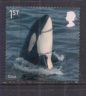 GB 2021 QE2 1st Wild Coasts Orca Whale Used Self Adhesive SG 4553 Ex PM 81 ( E1164 ) - Gebruikt