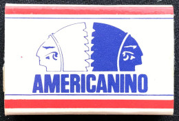 Ukraine Ad Safety Matches Matchbox Americanino-Outsider With Revenue Tax  (Box Only Without Matches) - Matchboxes