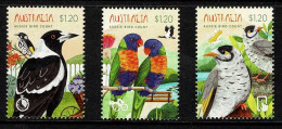 Australia 2023 Aussie Bird Count  Set Of 3 MNH - Ungebraucht