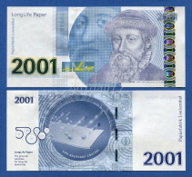 Louisenthal / Giesecke Devrient G&D - Johannes Gutenberg 2001 Specimen Test Note Unc - Fiktive & Specimen