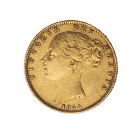 Royaume-Uni-Souverain Victoria 1854 Londres - 1 Sovereign