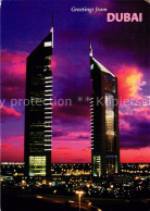73716859 Dubai Dubai Emirates Towers At Night Dubai - United Arab Emirates