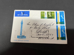 16-9-2023 (1 U 18) Great Britain FDC Cover Posted To Australia - 1970 - Post Office Tower - 1952-1971 Pre-Decimal Issues