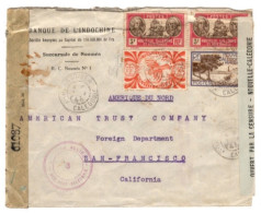 New Caledonia - April 7, 1945 Censor Cover To The USA - Storia Postale