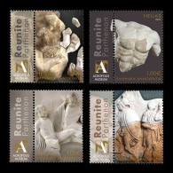 Greece 2022 Mih. 3146/49 Sculptures Of The Parthenon MNH ** - Nuevos